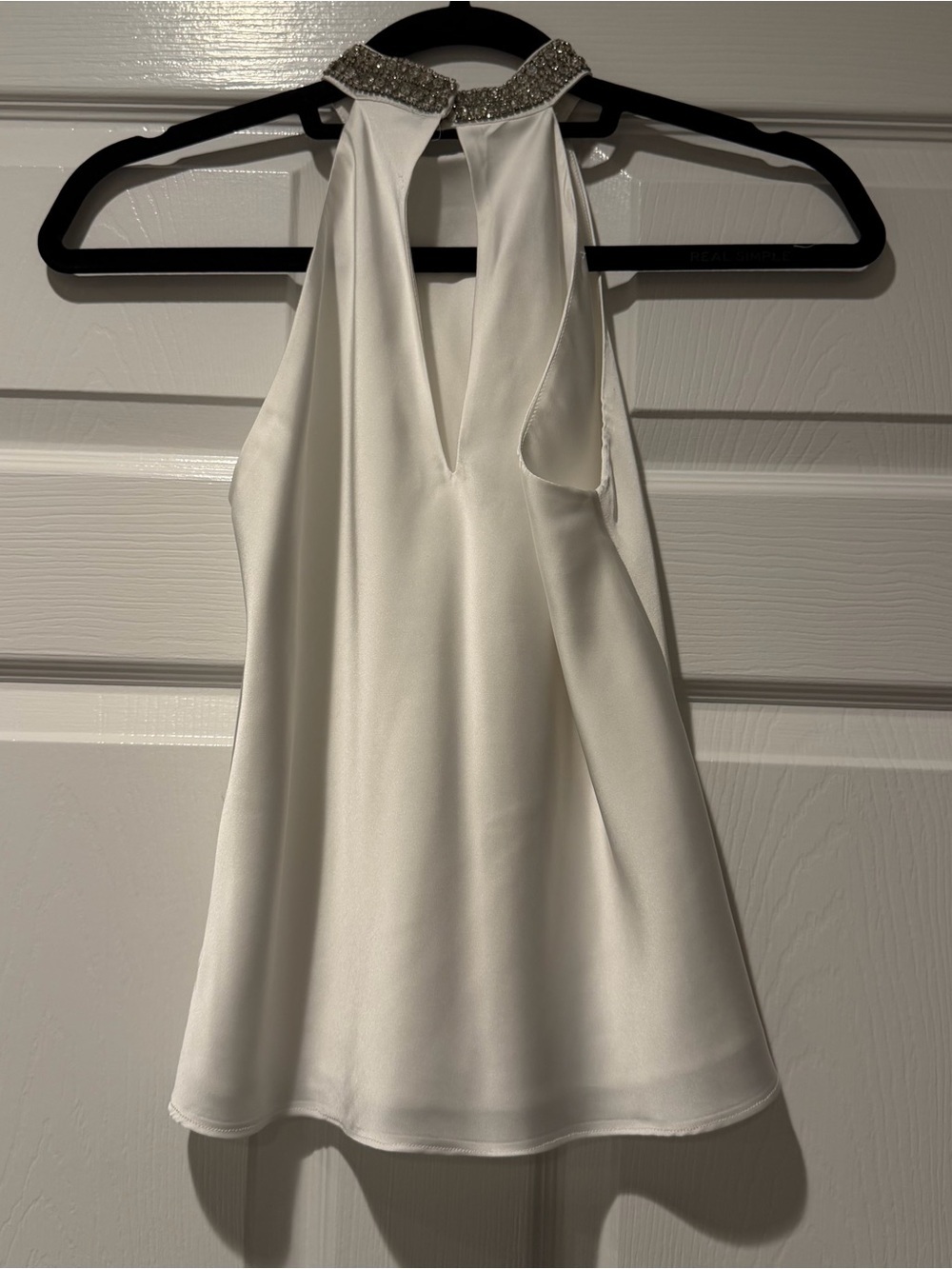 Generation Love White Beaded Halter Camisole Size XXS - Picture 2 of 5